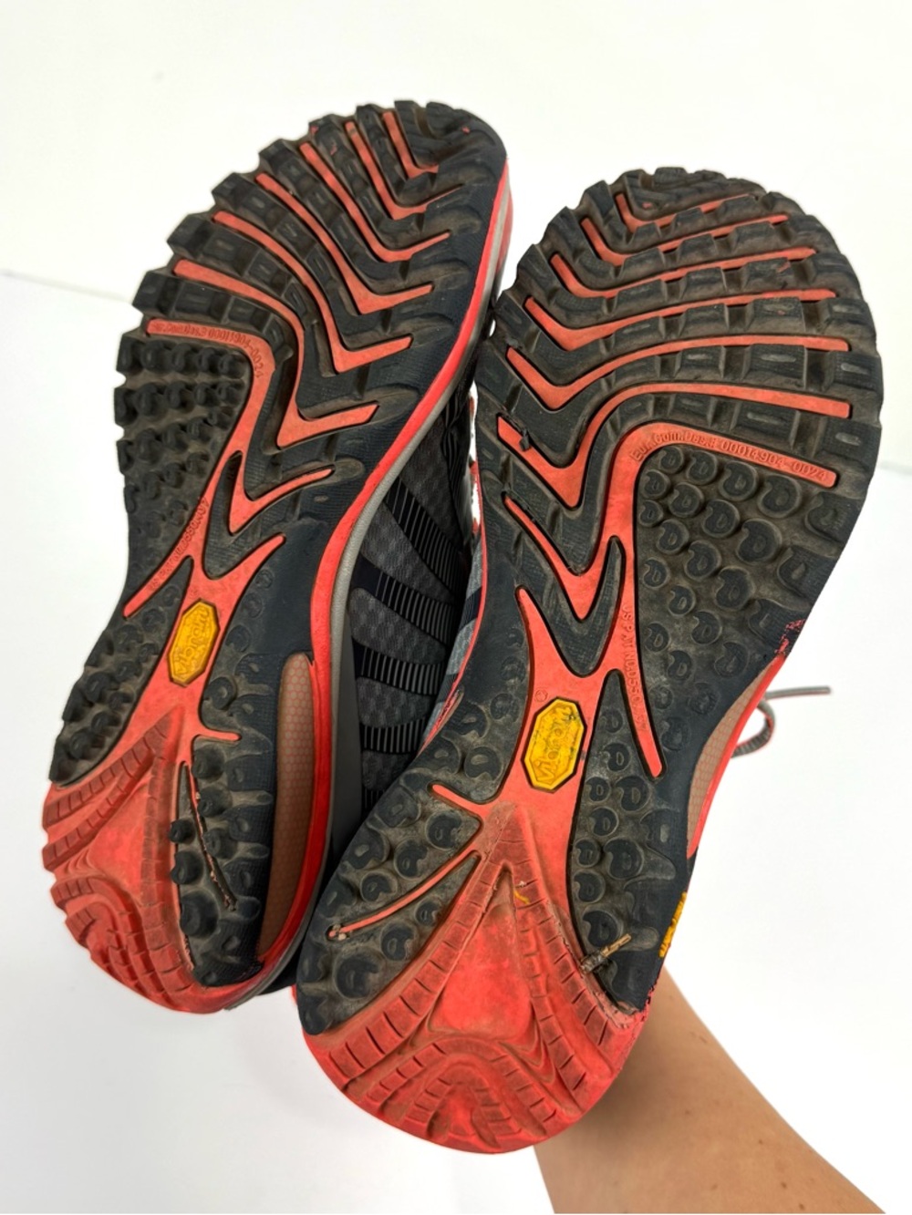 MERRELL Siren Edge 3 Monument Coral Hiking Shoes Lace Up Women's Size 7 Low Cut - Picture 5 of 7